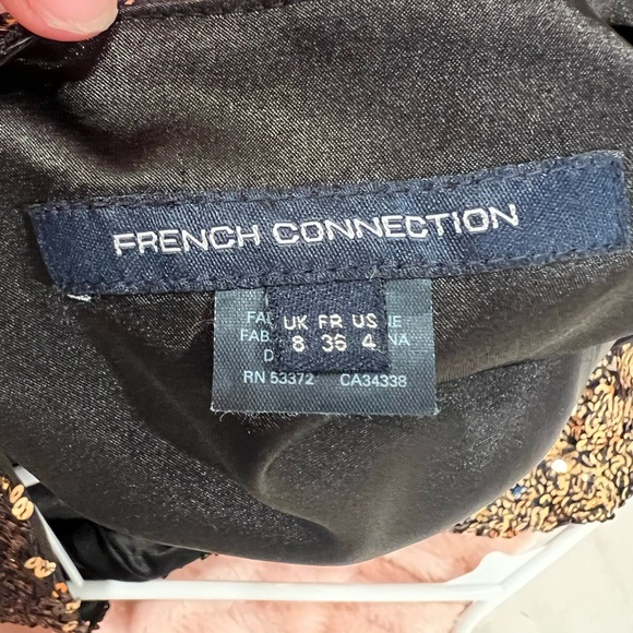 French Connection Sequin Fit & Flare Dress - Picture 4 of 5